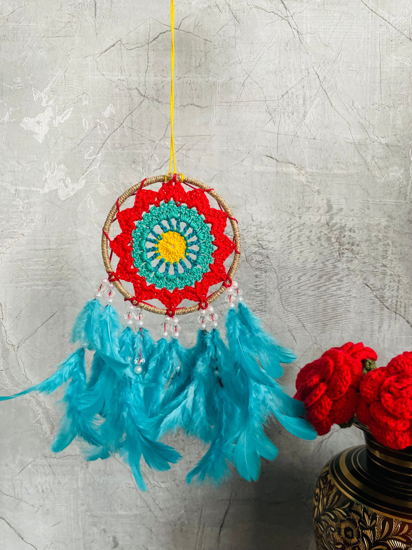 Red green Multi Car Wall Hanging