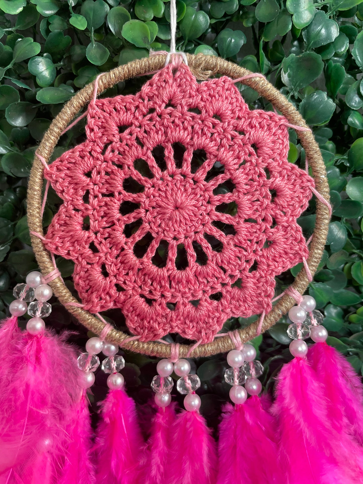 Baby Pink Car Wall Hanging