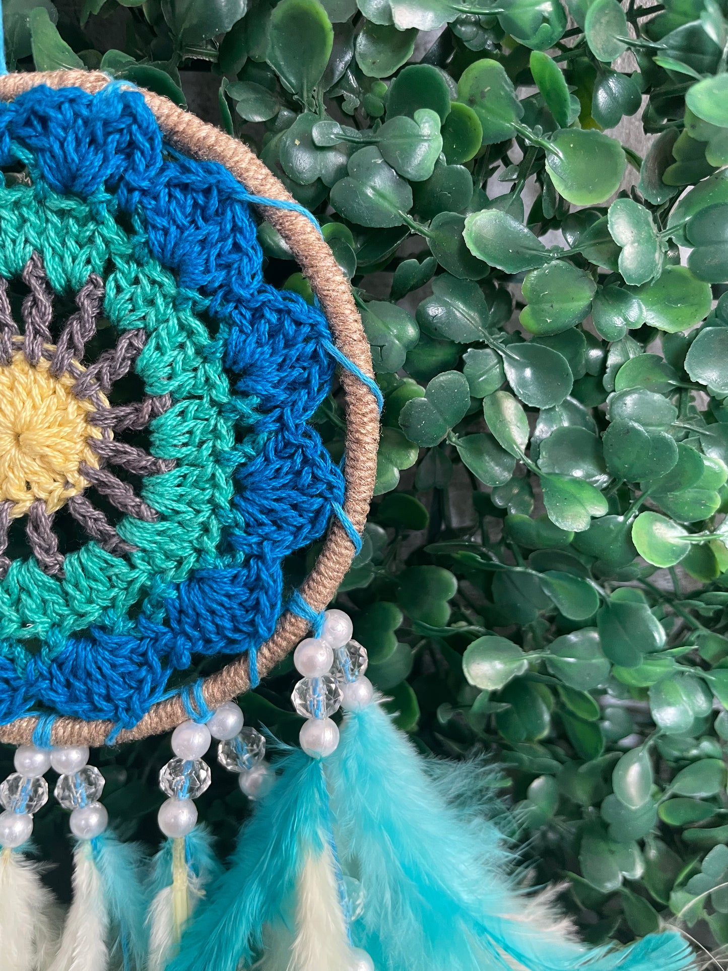 Blue Green Multi Car Wall Hanging