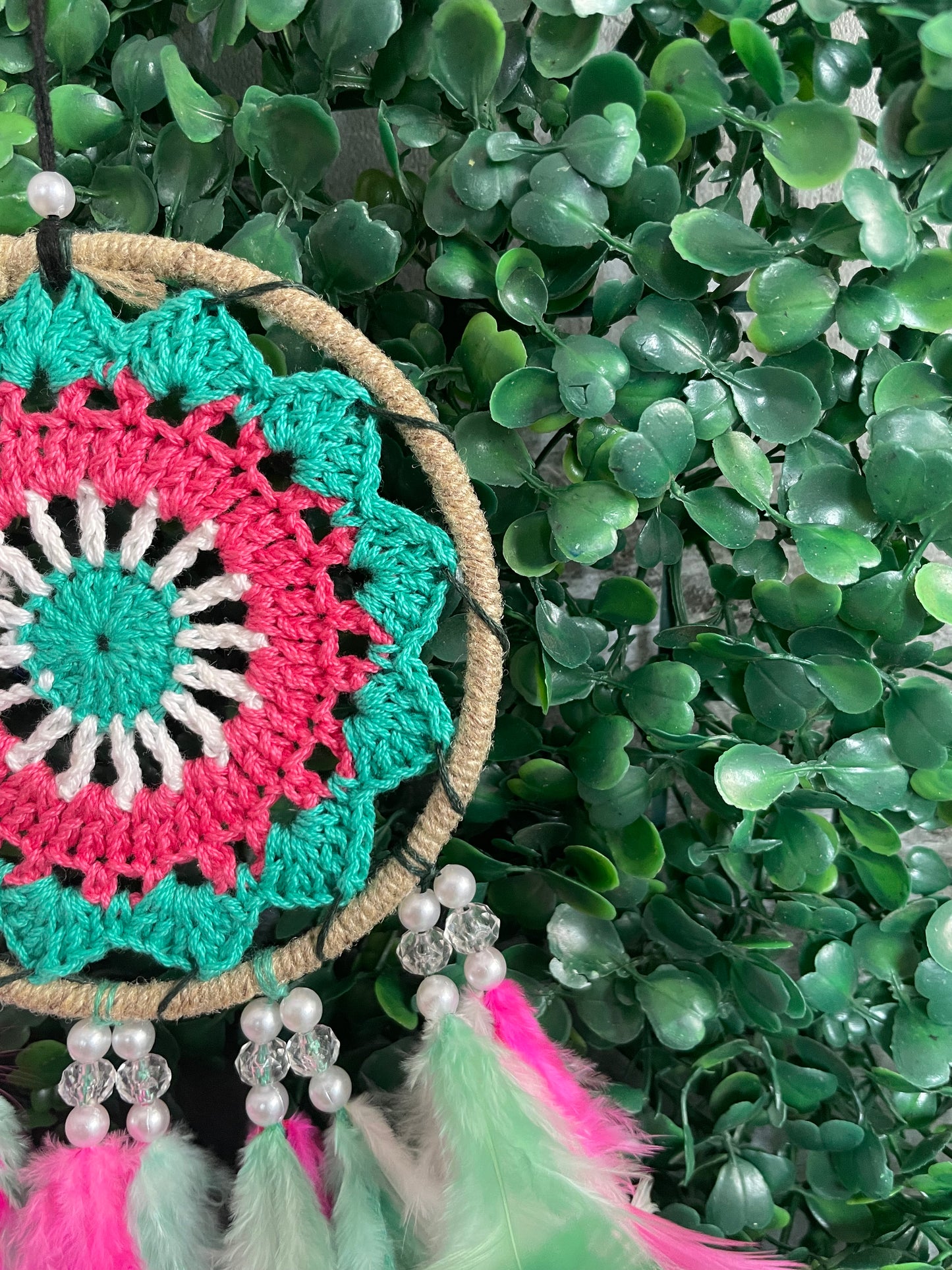 Greenish Pink Multi Car Wall Hanging