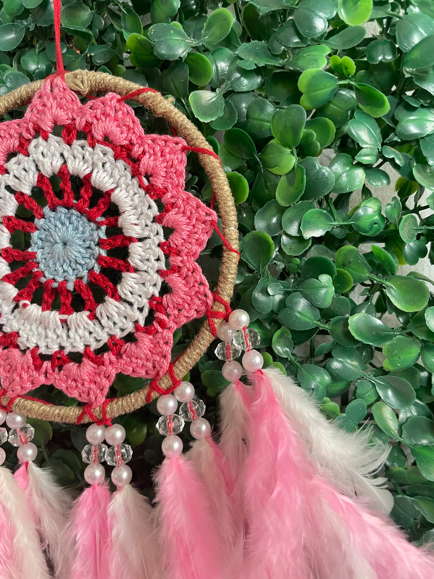 Pink-White Multi Car Wall Hangings