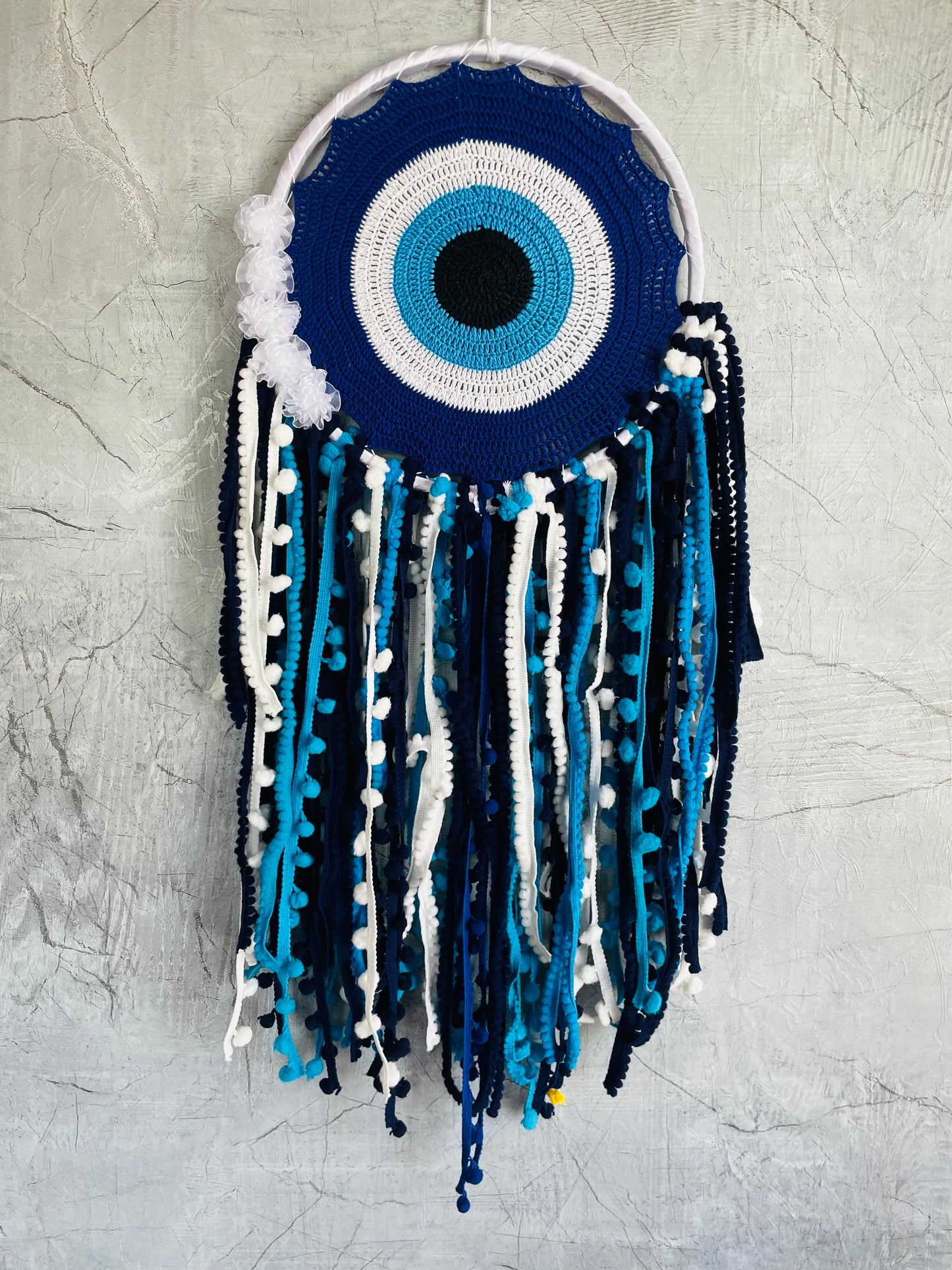 Boho Evil Eye Wall Hanging