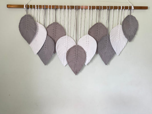 Macrame Leaf Wall Hanging