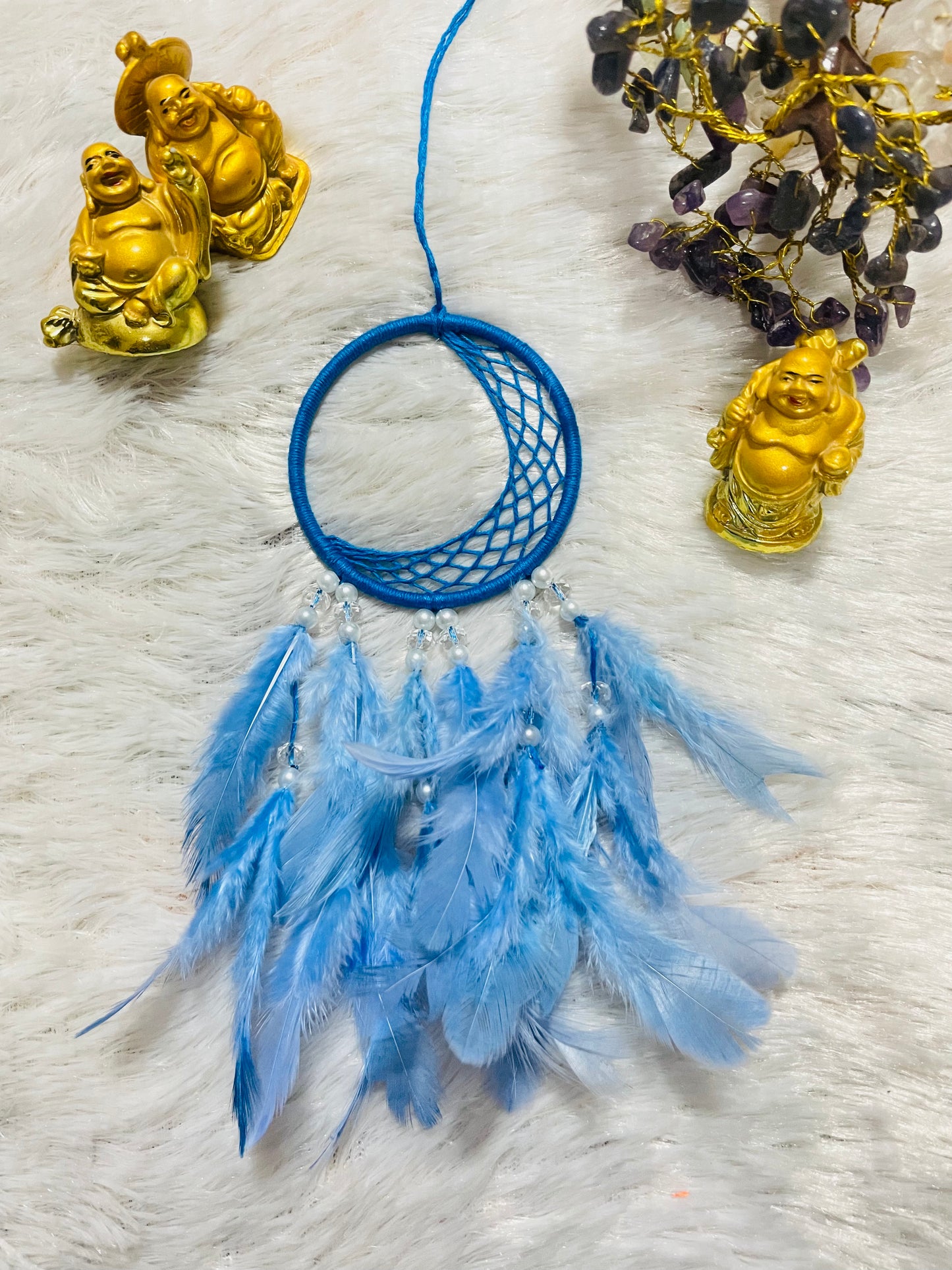 Half Moon Car Hanging Dream Catcher