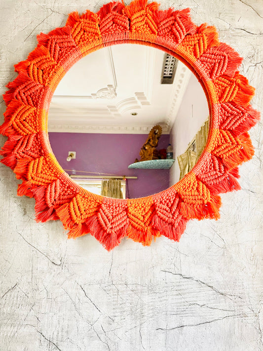 Macrame Mirror